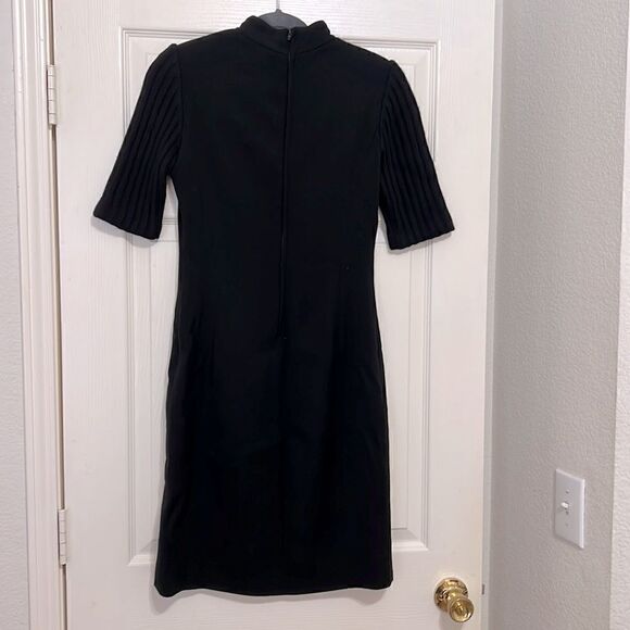 Errenno Ladies Black Wood Blend Sweater Dress - Size 40/Small - Picture 2 of 5